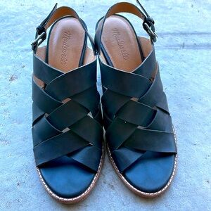 MADEWELL leather block heel sandals